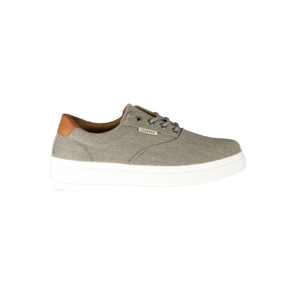 Gray Polyester Sneaker