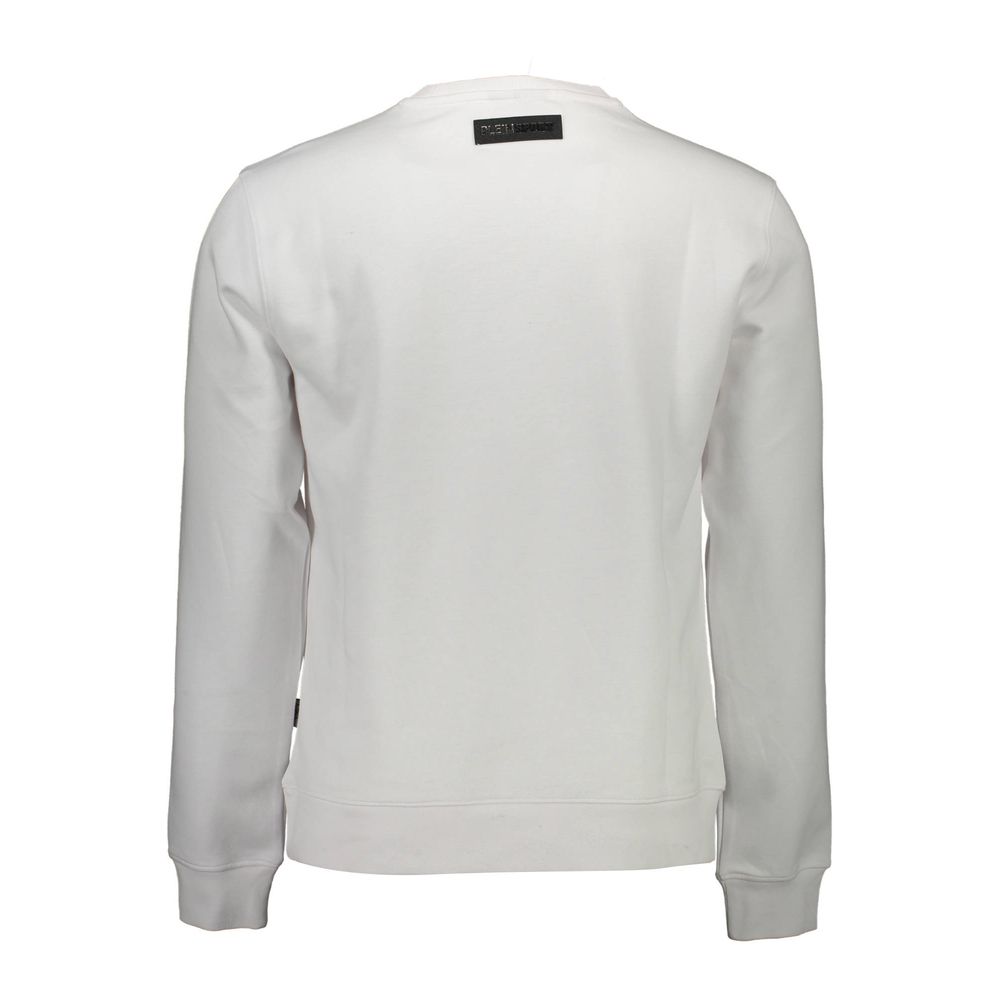 White Cotton Men Sweater