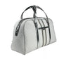 Travel Extra Large PVC Top Zip Weekender Luggage Bag Optic White