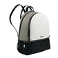 Rhea Medium PVC Backpack Bookbag Optic White Multi