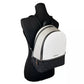 Rhea Medium PVC Backpack Bookbag Optic White Multi