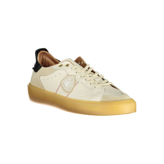 White Leather Men Sneaker