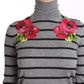 Elegant Embroidered Cashmere-Silk Sweater