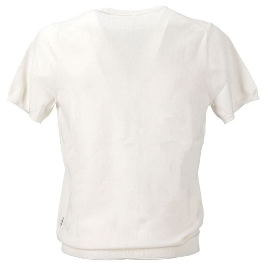 White Cotton Polo Shirt