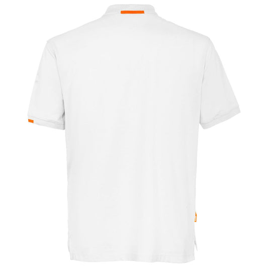 White Cotton Polo Shirt