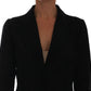 Semi-Transparent Darkgreen Nylon Blazer