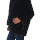 Elegant Black Lamb Fur Short Coat