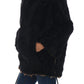 Elegant Black Lamb Fur Short Coat