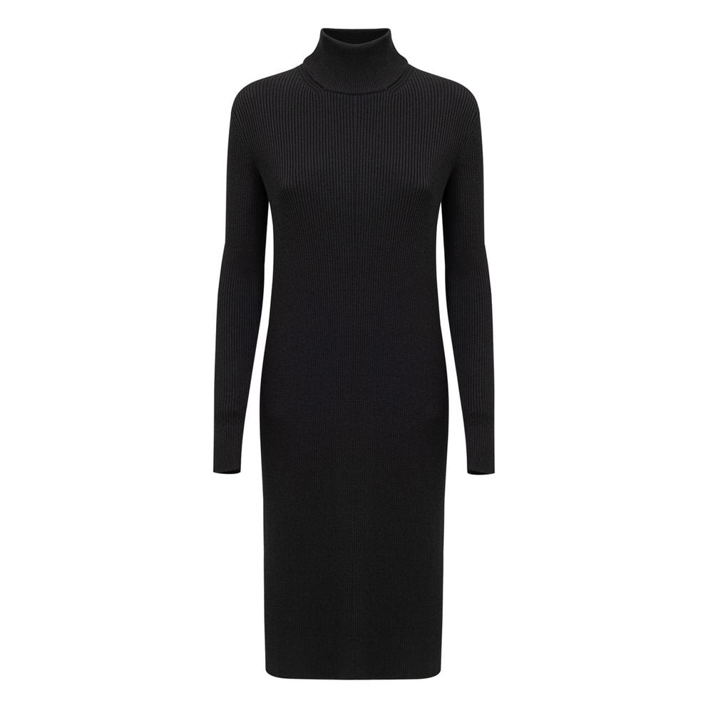 Black Wool Long