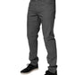 Gray Cotton Stretch Skinny Denim Jeans