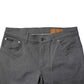 Gray Cotton Stretch Skinny Denim Jeans