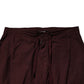 Maroon Cotton Cargo Jogger Sweatpants Pants