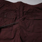 Maroon Cotton Cargo Jogger Sweatpants Pants