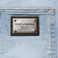 Blue Tattered Cotton Skinny Men Denim Jeans