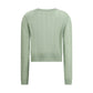 Mohair and wool cable knit Sweater