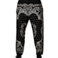 Black Bandana Cotton Skinny Denim Jeans