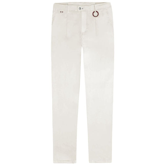 White Cotton Jeans & Pant