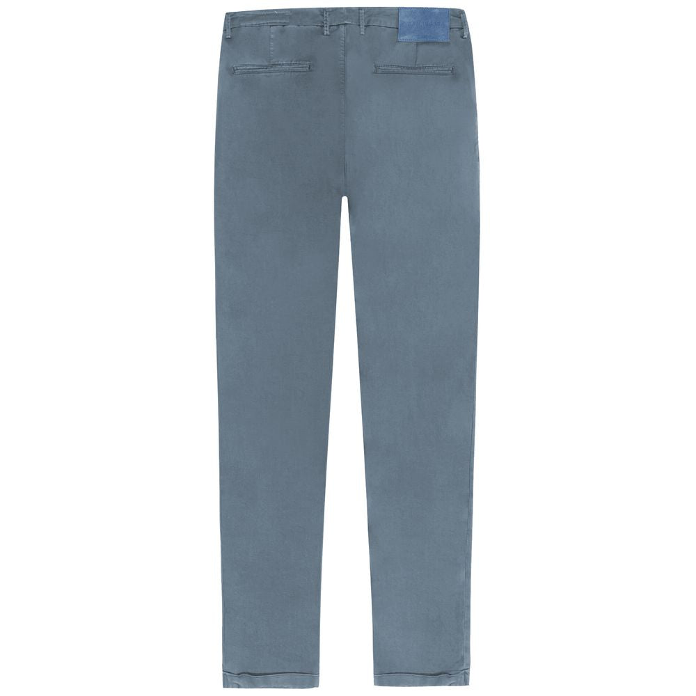 Light Blue Cotton Men Jeans