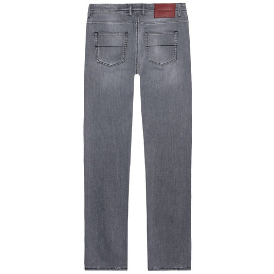 Gray Cotton Jeans & Pant