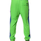 Green Blue Jogger Sweatpants Pants