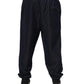 Dark Gray Jacquard Jogger Men Sweatpants Pants