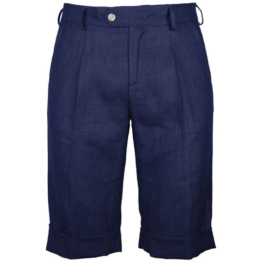 Blue Linen Short