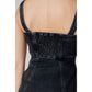 Black Recycled Cotton Dress