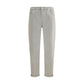 Pants with turn-up hem