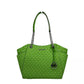 Jet Set Large Chain Shoulder Tote Bag Jungle Green