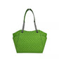 Jet Set Large Chain Shoulder Tote Bag Jungle Green