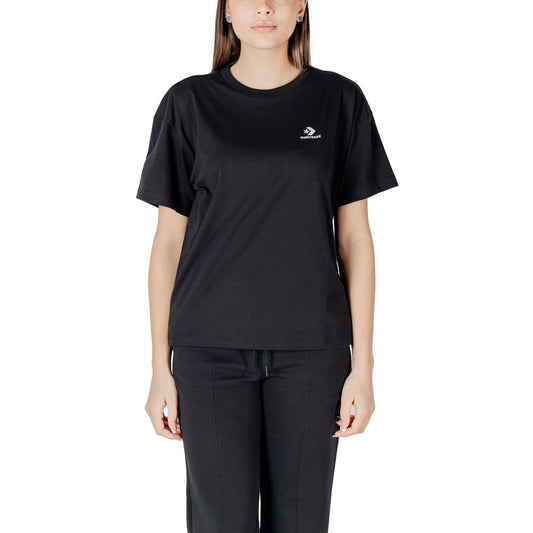 Black Cotton Tops & T-Shirt