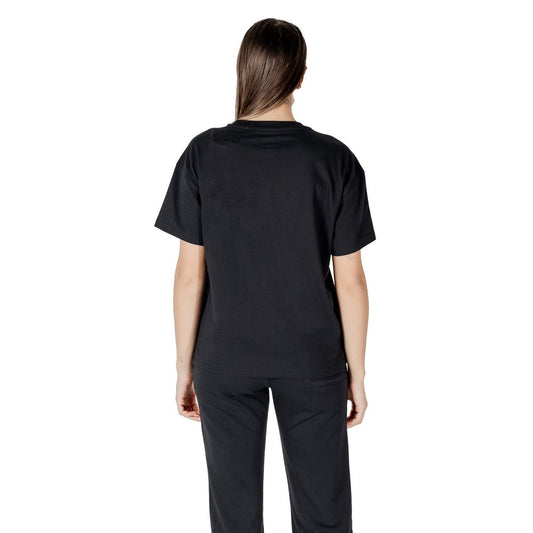 Black Cotton Tops & T-Shirt