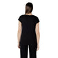 Black Cotton Tops & T-Shirt