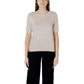 Beige Viscose Tops & T-Shirt