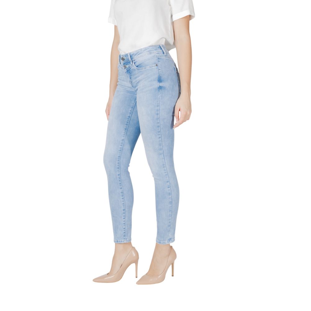 Light Blue Cotton Jeans & Pant