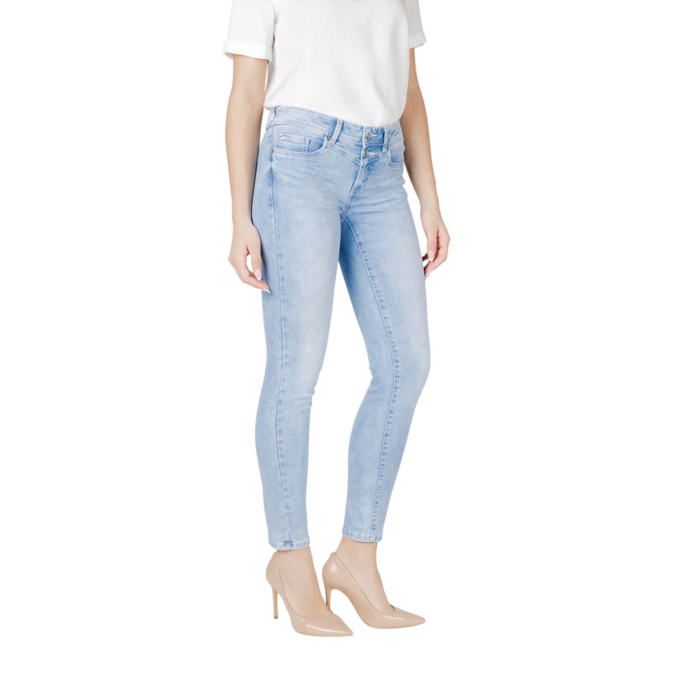 Light Blue Cotton Jeans & Pant