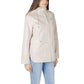 Beige Cotton Jackets & Coat