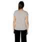 Beige Polyester Tops & T-Shirt