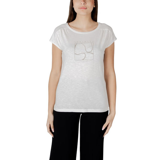 White Cotton Tops & T-Shirt