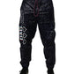 Dark Blue DG Game Print Cotton Jogger Pants