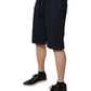 Dark Blue Cotton Bermuda Sweatshorts Shorts