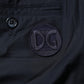 Dark Blue Cotton Bermuda Sweatshorts Shorts