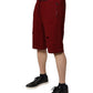 Maroon Rip Style Bermuda Sweatshorts Shorts