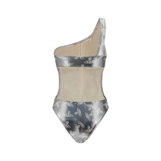 Orb One-Shoulder Swimsuit