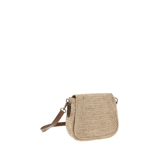 Tia Raffia Shoulder Bag
