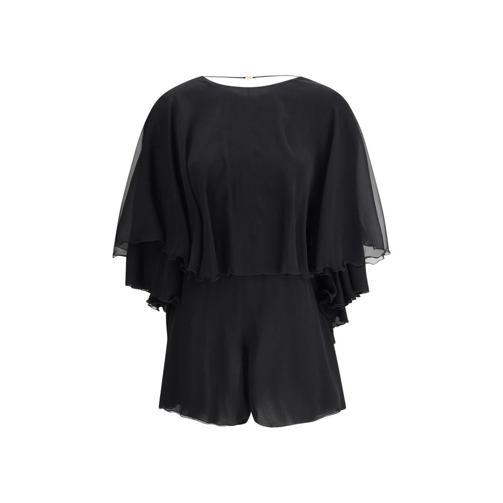 Silk crepe Playsuit