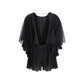 Silk crepe Playsuit