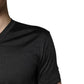 Dark Gray Silk V-neck Short Sleeves T-shirt