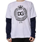 White Graphic Print Cotton Crew Neck T-shirt