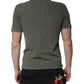 Army Green Logo Plaque Cotton Polo Shirt T-shirt